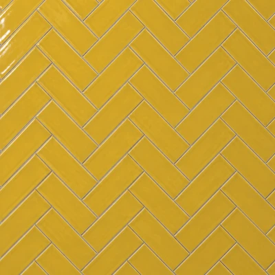 Handvorm Geel Glans 7,5x30